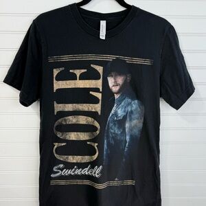 Cole Swindell women’s faded black graphic tshirt. Size M. (Bella canvas tshirt)